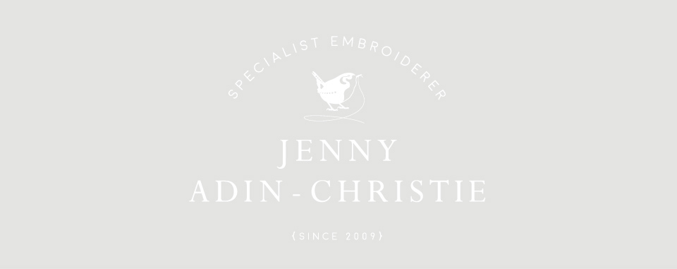 The logo designed by Leaff Design, for Jenny Adin-Christie