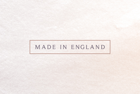 The 'Made in England' sub mark, created by Leaff Design, for Sharon McGowan.